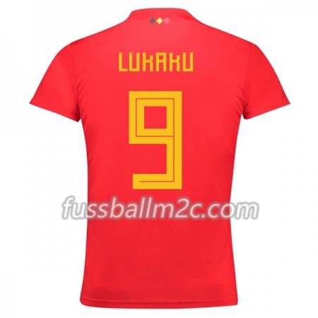Fußballtrikots Belgien Lukaku 9 Heim Trikotsatz WM 2018